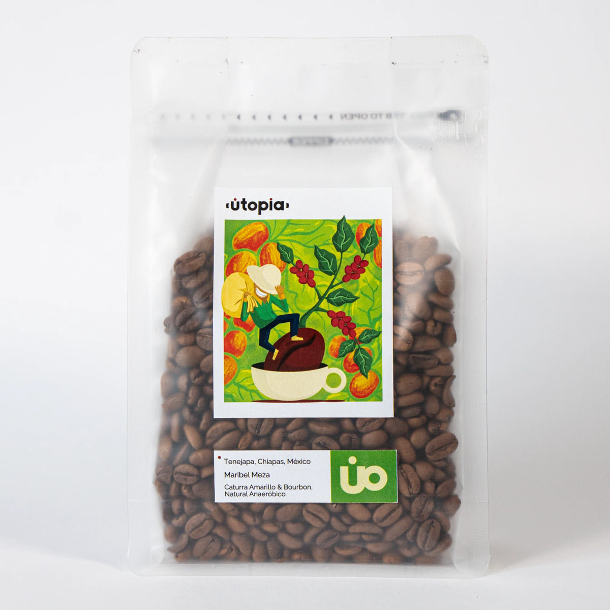 Caturra Amarilla & Bourbon Natural de Chiapas 250g.